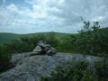 Rock cairns on Round Mountain.JPG